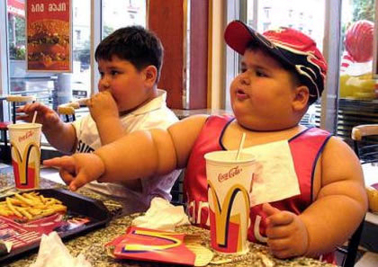 fat kid Obesity = Cancer