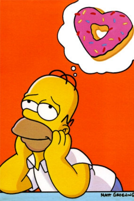 homer simpson dreaming of donuts Today is National Donut Day
